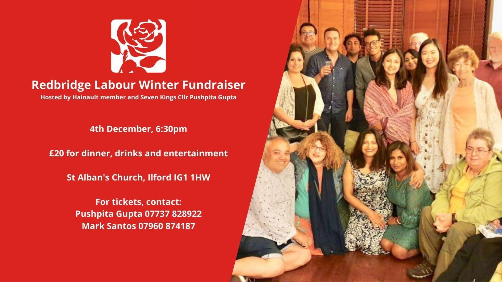 Redbridge Labour Winter Fundraiser