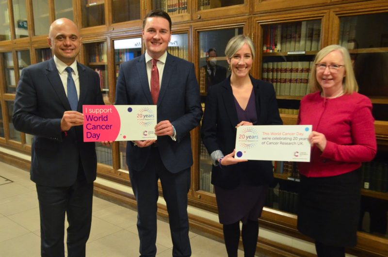 Wes and other MPs support Cancer Research UK for World Cancer Day