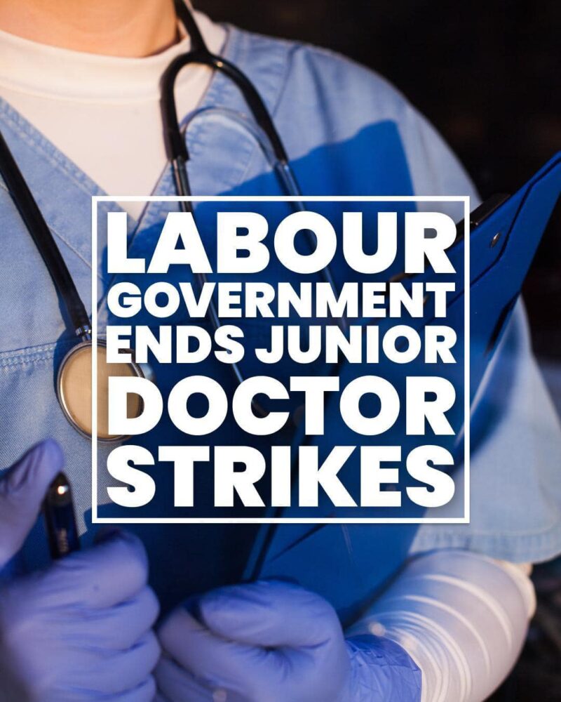 Labour Government ends Junior Doctor strikes